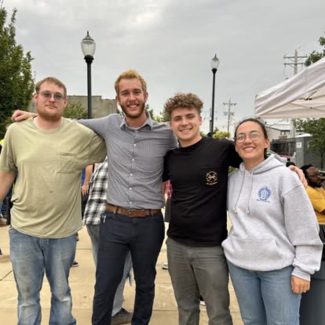 Young members at a chapter event